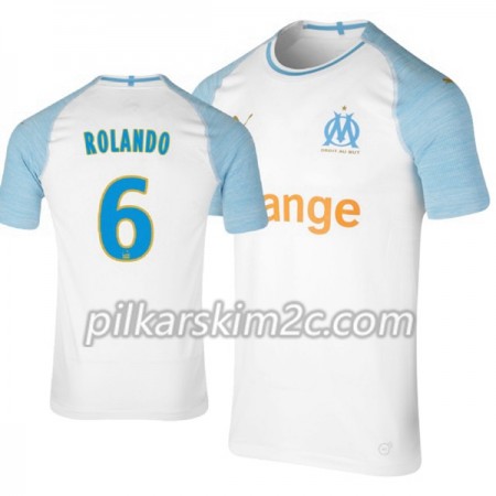 Koszulka Olympique Marsylia Rolando 6 Główna 2018-2019 - Koszulki Piłkarskie